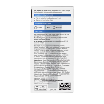 Neutrogena® Rapid Wrinkle Repair Retinol Eye Cream, 0.5 Fl. Oz